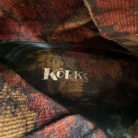 KORKS Reese Black Leather Buckle Lace Up Strap Heeled Ankle Boots - Picture 11 of 15